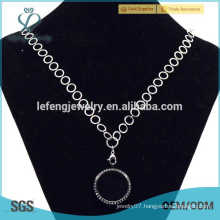 Women famale fashion thin chains necklace,silver plated necklace chains